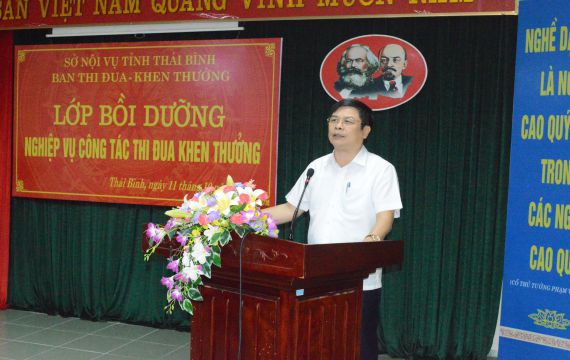 Ban Thi đua - Khen thưởng, Sở Nội vụ tỉnh Thái Bình bồi dưỡng nghiệp vụ công tác thi đua, khen thưởng