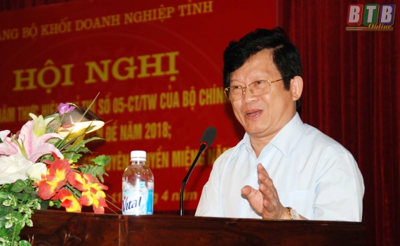 Đảng ủy Khối Doanh nghiệp tỉnh triển khai chuyên đề học Bác năm 2018